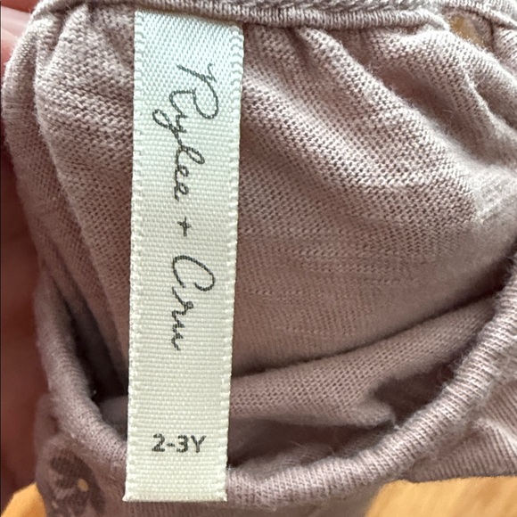 Muave with Flower Romper - Picture 2 of 3